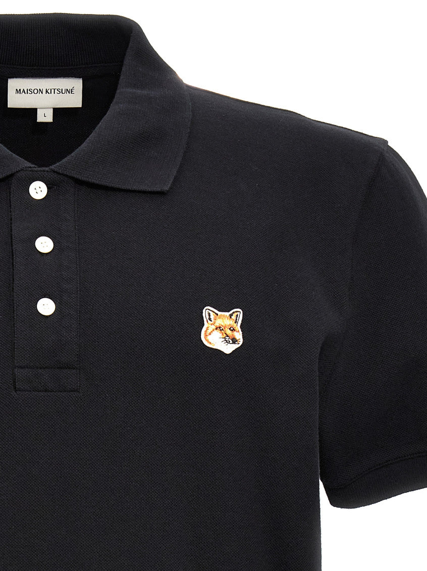 Black 'Fox Head' polo shirt 3