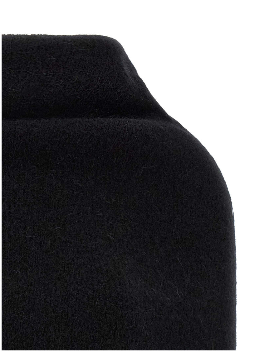 Black 'Cowl' cape 3