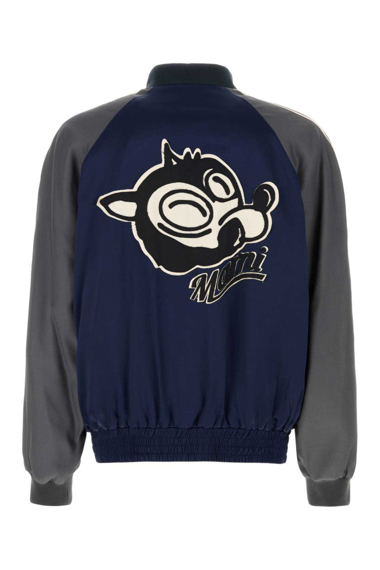 Navy Blue Logo Jacket 2