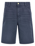 Blue 'Single knee' bermuda shorts 1