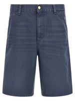 Blue 'Single knee' bermuda shorts 1