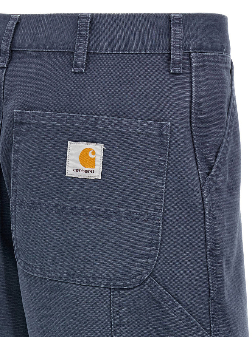 Blue 'Single knee' bermuda shorts 4
