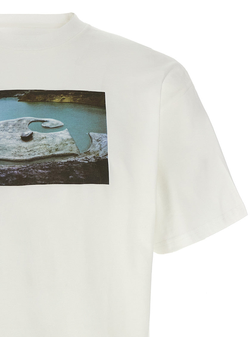 White 'Muddy Water' T-shirt 3