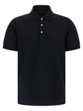 Black 'Zucca Piquet' polo shirt 1