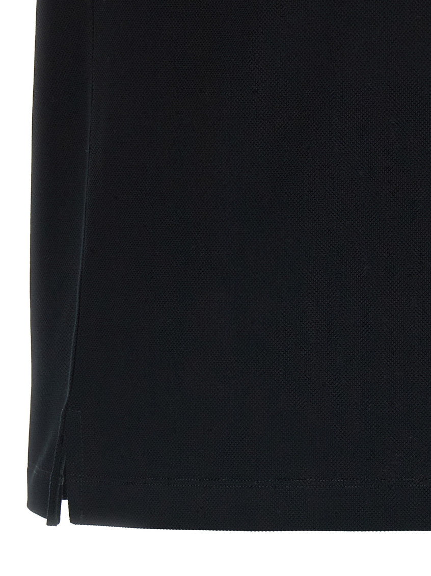 Black 'Zucca Piquet' polo shirt 4