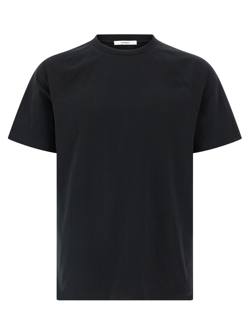 Black Satin Insert T-shirt 1