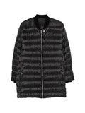 Black Quilted Mock Collar Jacket 1