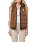 Brown Textured Hood Jacket 1