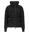 Black Quilted Turtle Neck Jacket 1