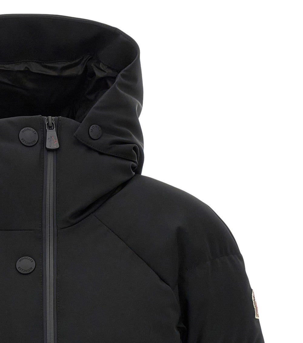Black Quilted Turtle Neck Jacket 2