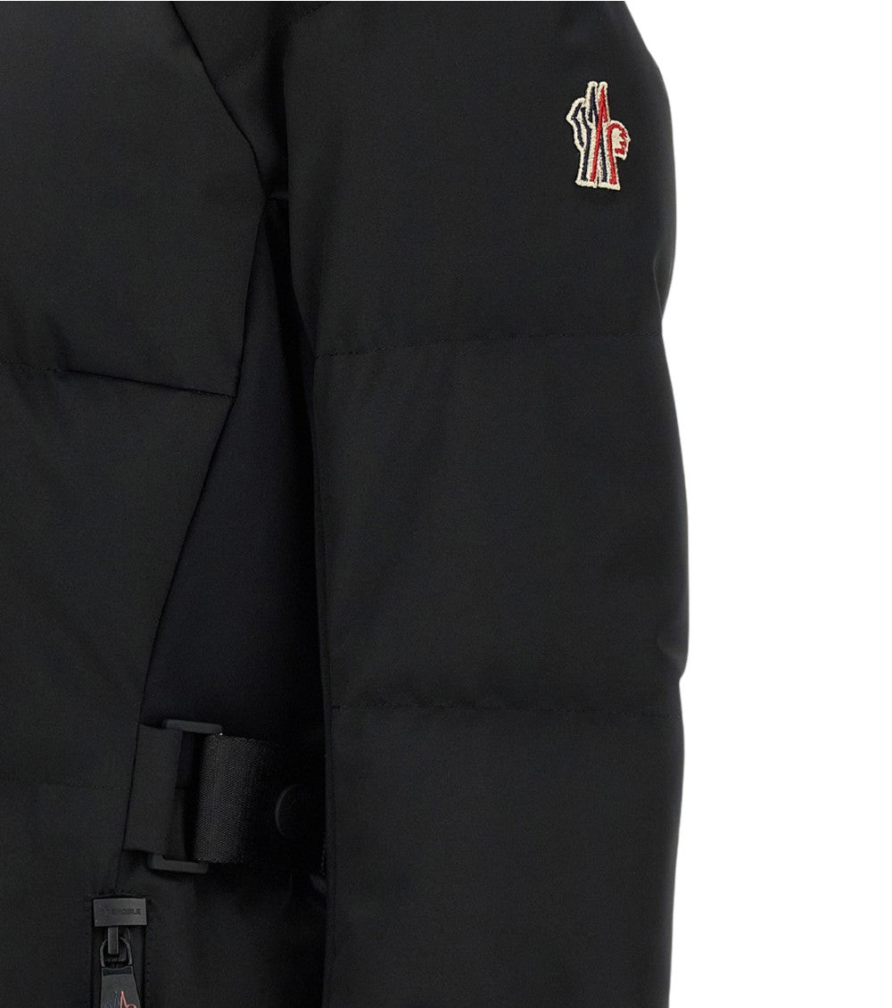 Black Quilted Turtle Neck Jacket 3