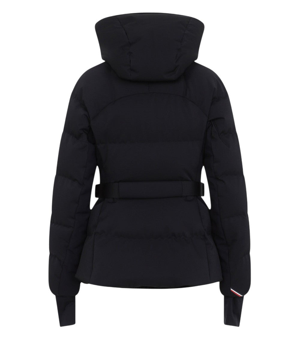 Black Quilted Turtle Neck Jacket 4