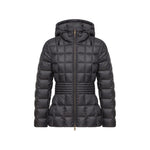 Black Quilted Hood Jacket 1