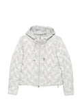 Light Grey Quilted Hood Jacket 1