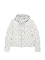 Light Grey Quilted Hood Jacket 1