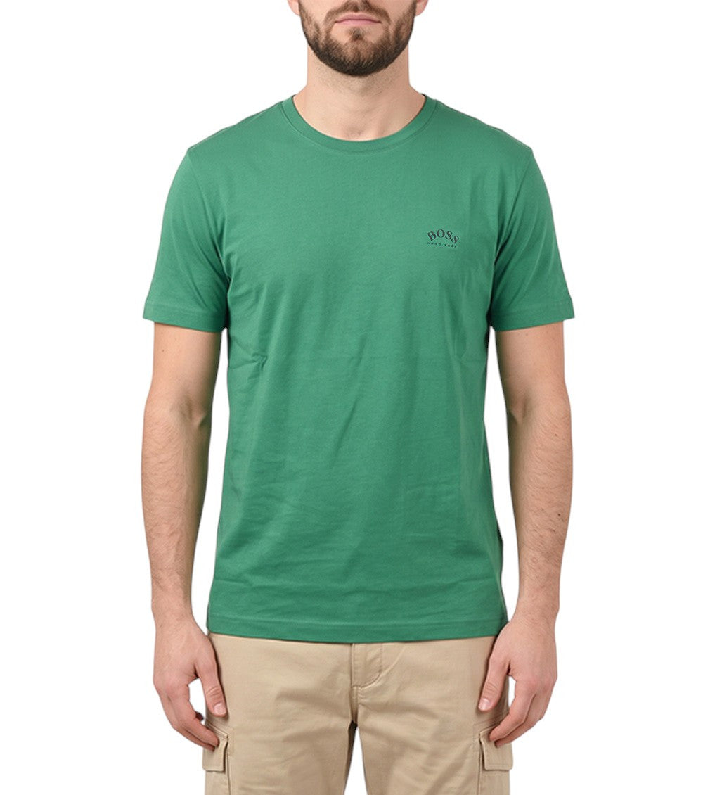 Green Crew Neck T-Shirt 1