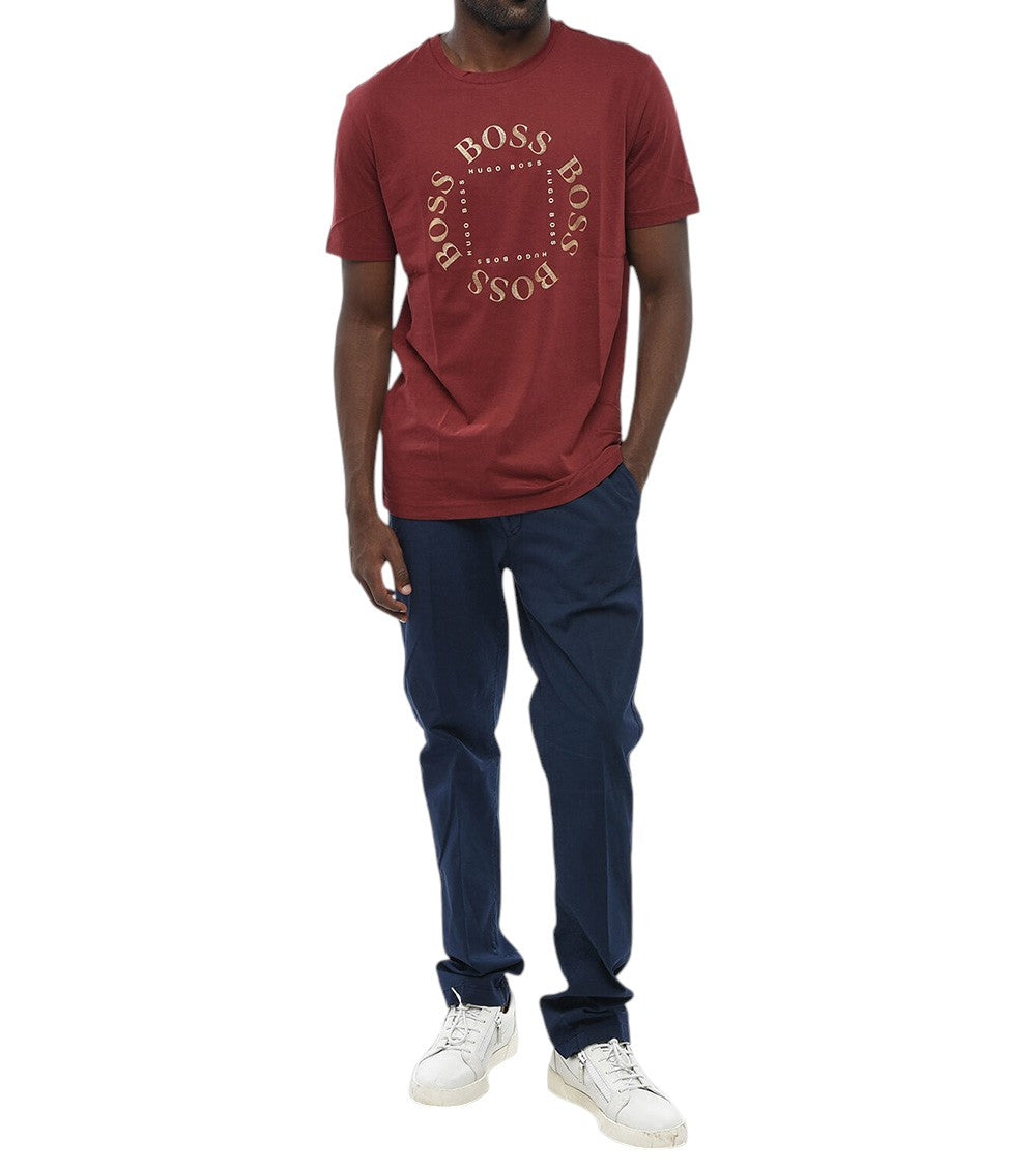 Maroon Crew Neck T-Shirt 3