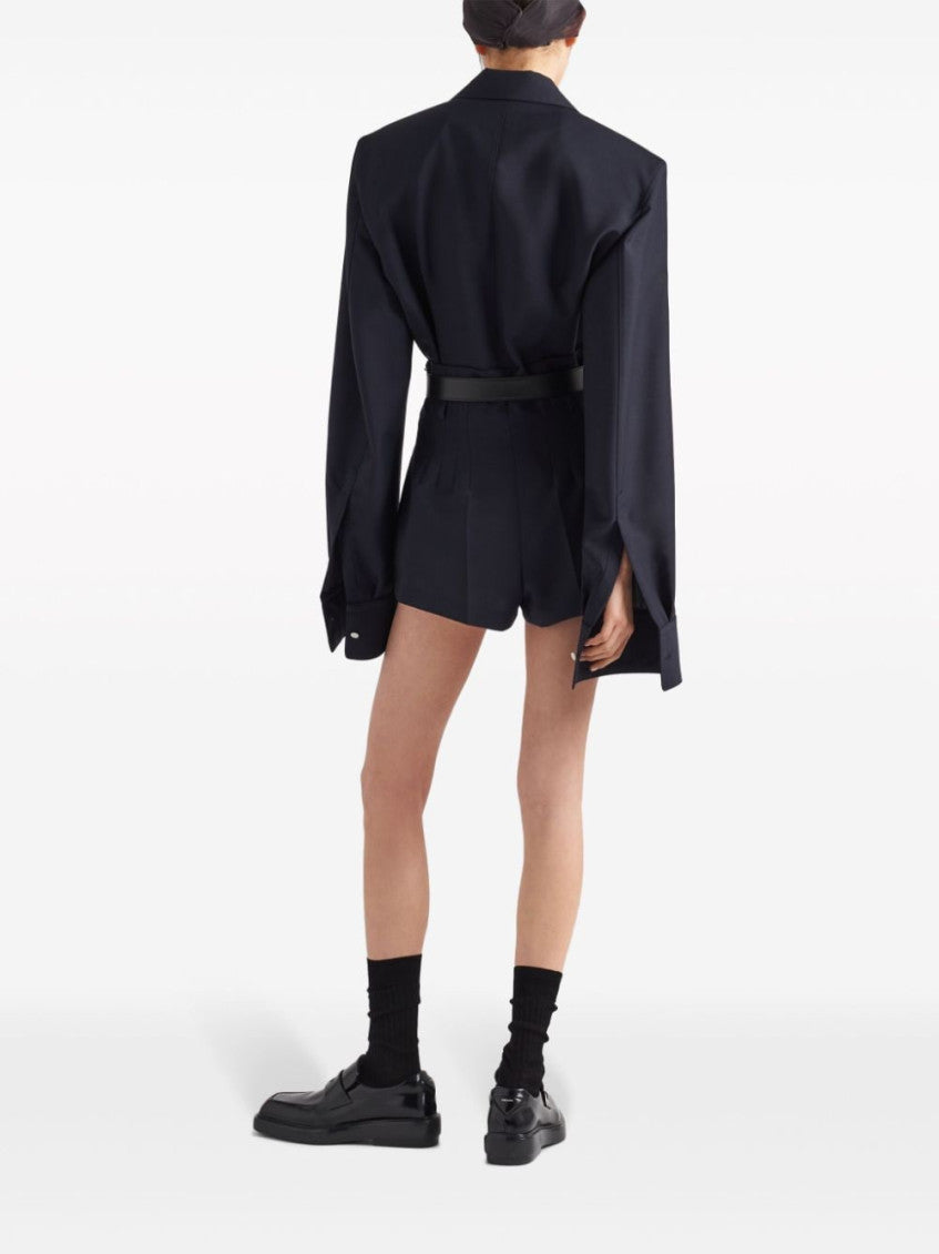 Navy Blue Single Breasted Blazer 3