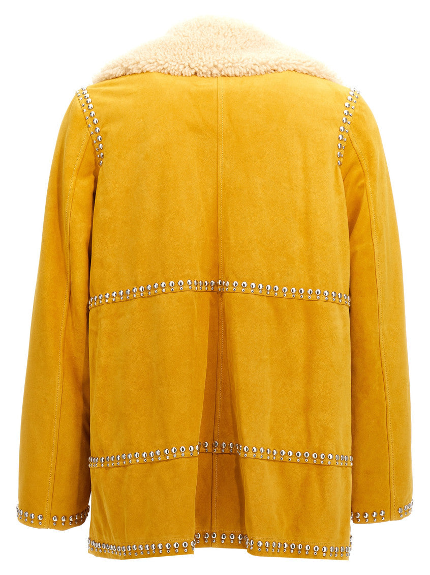 Yellow Double Breasted Jacket 2