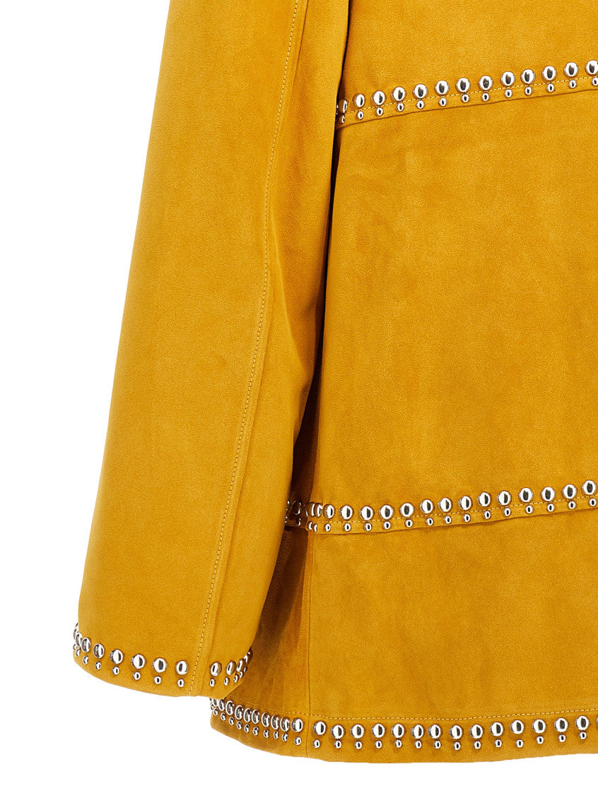 Yellow Double Breasted Jacket 4
