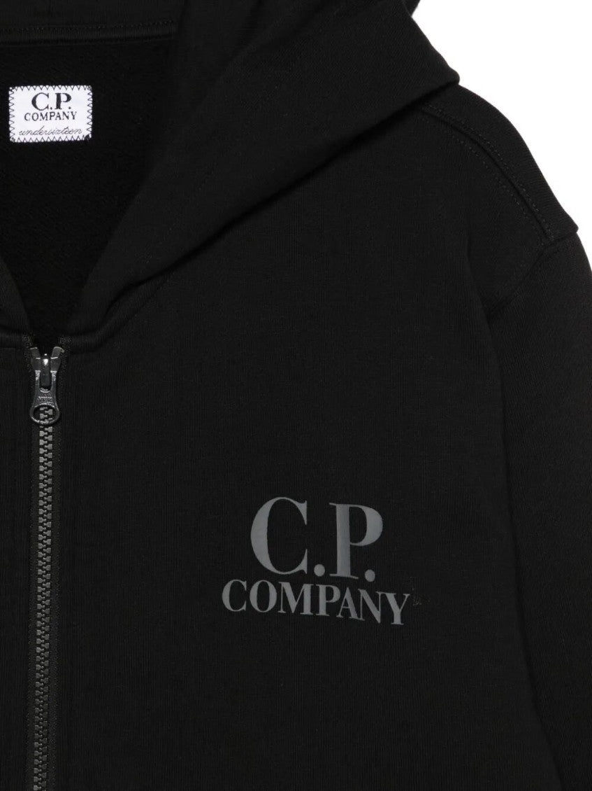 Boys Black Zip-Up Hoodie 3