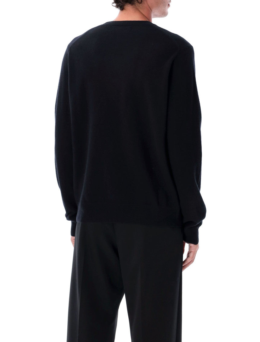 Black Crew Neck Sweater 2