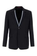 Navy Blue Single-breasted Blazer 1