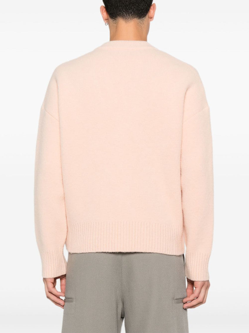 Pink Knitted Logo Cardigan 5