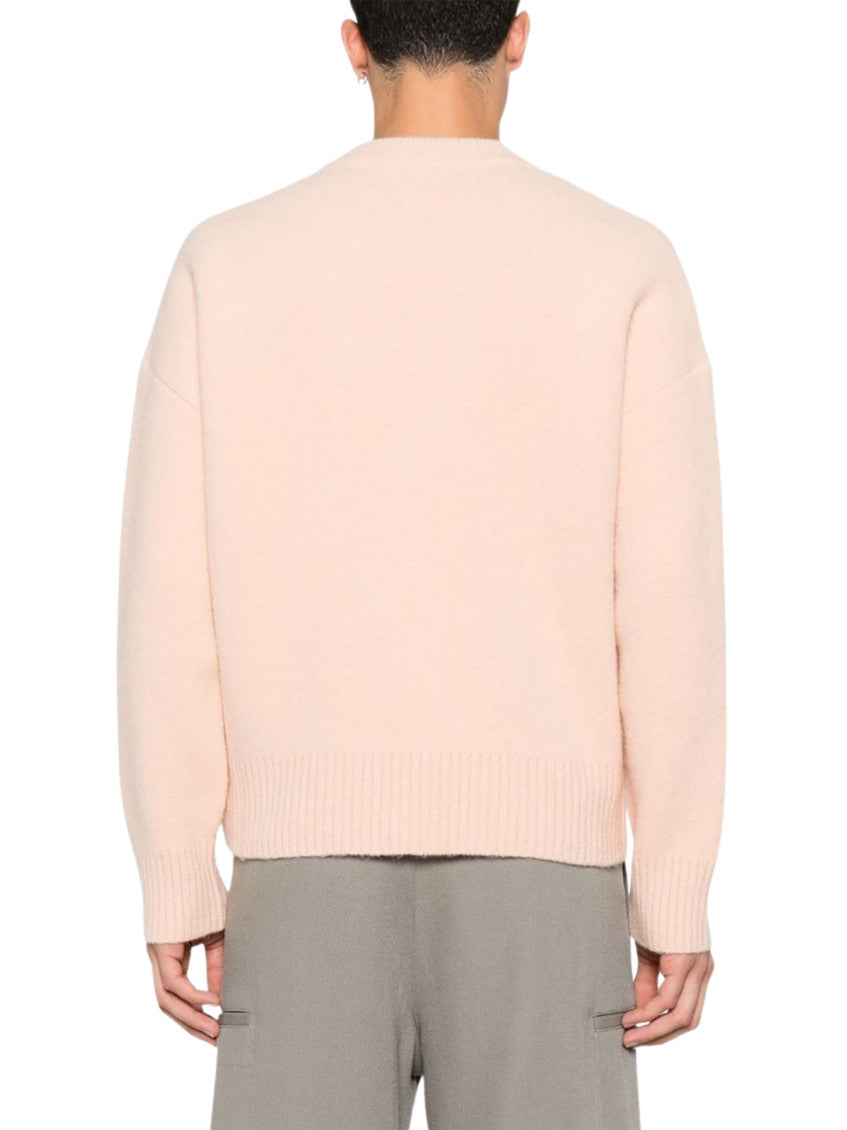 Pink Knitted Logo Cardigan 7