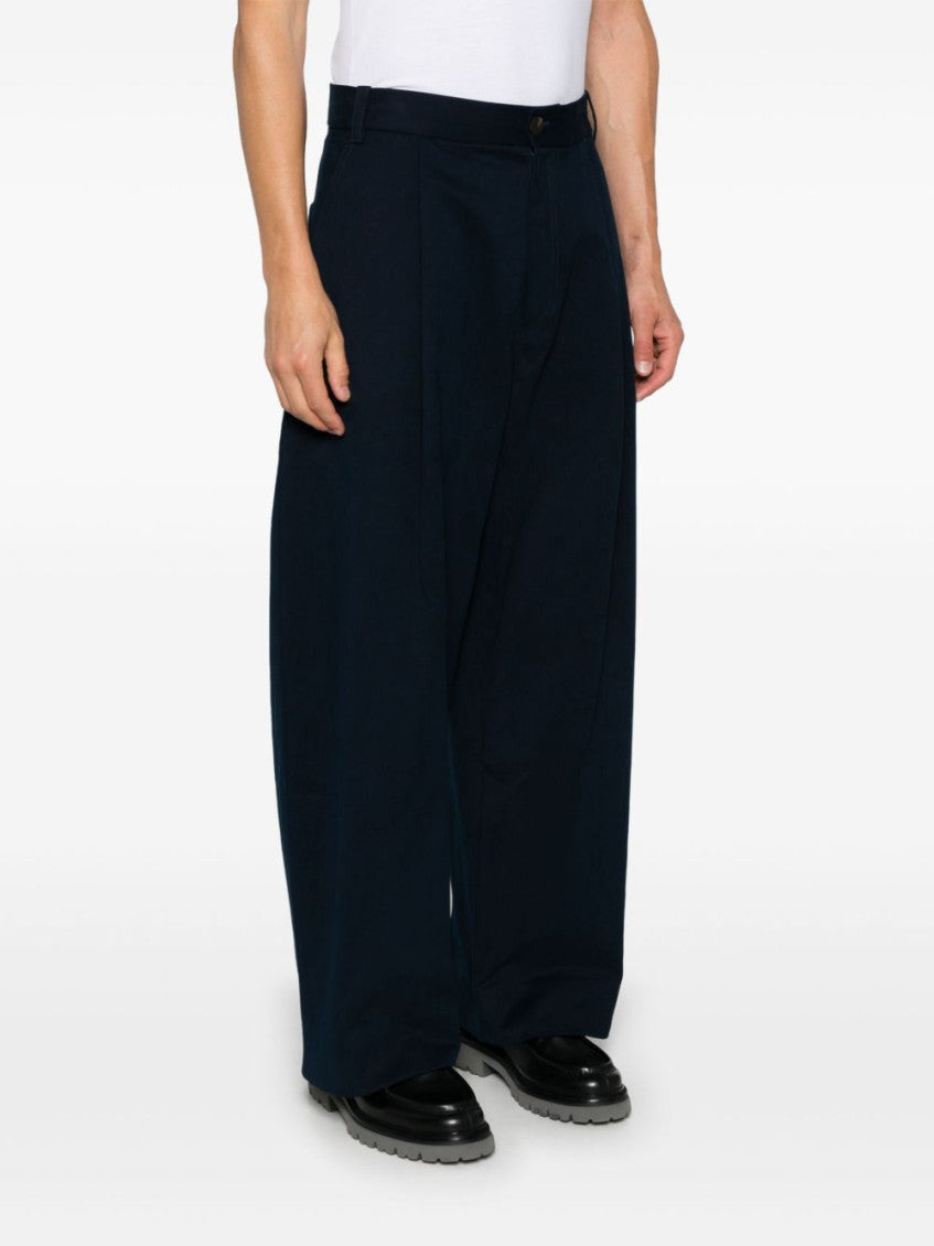 Navy Blue Cotton Trousers 5
