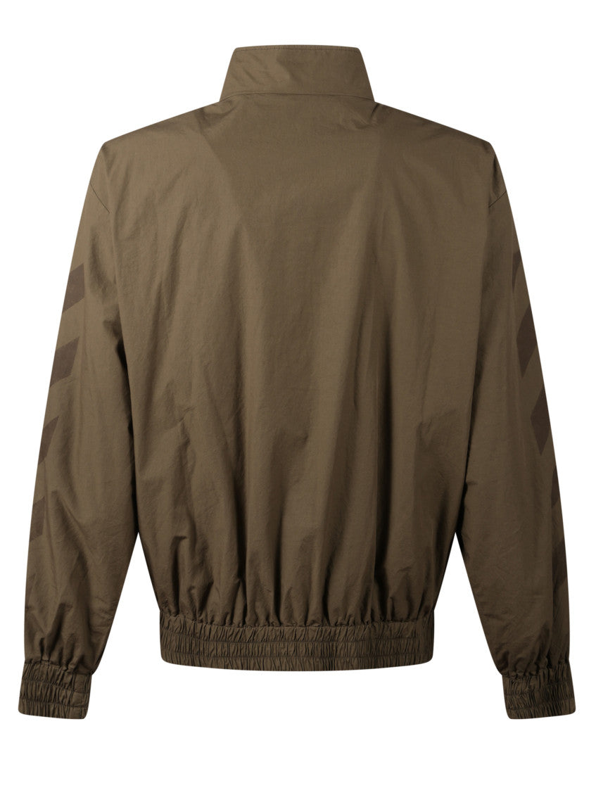 Brown Bomber Zip-up Jacket 2