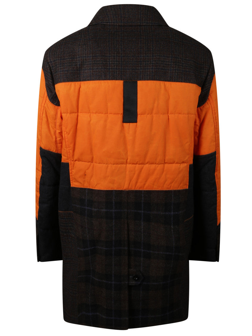 Orange Patchwork Jacket 2