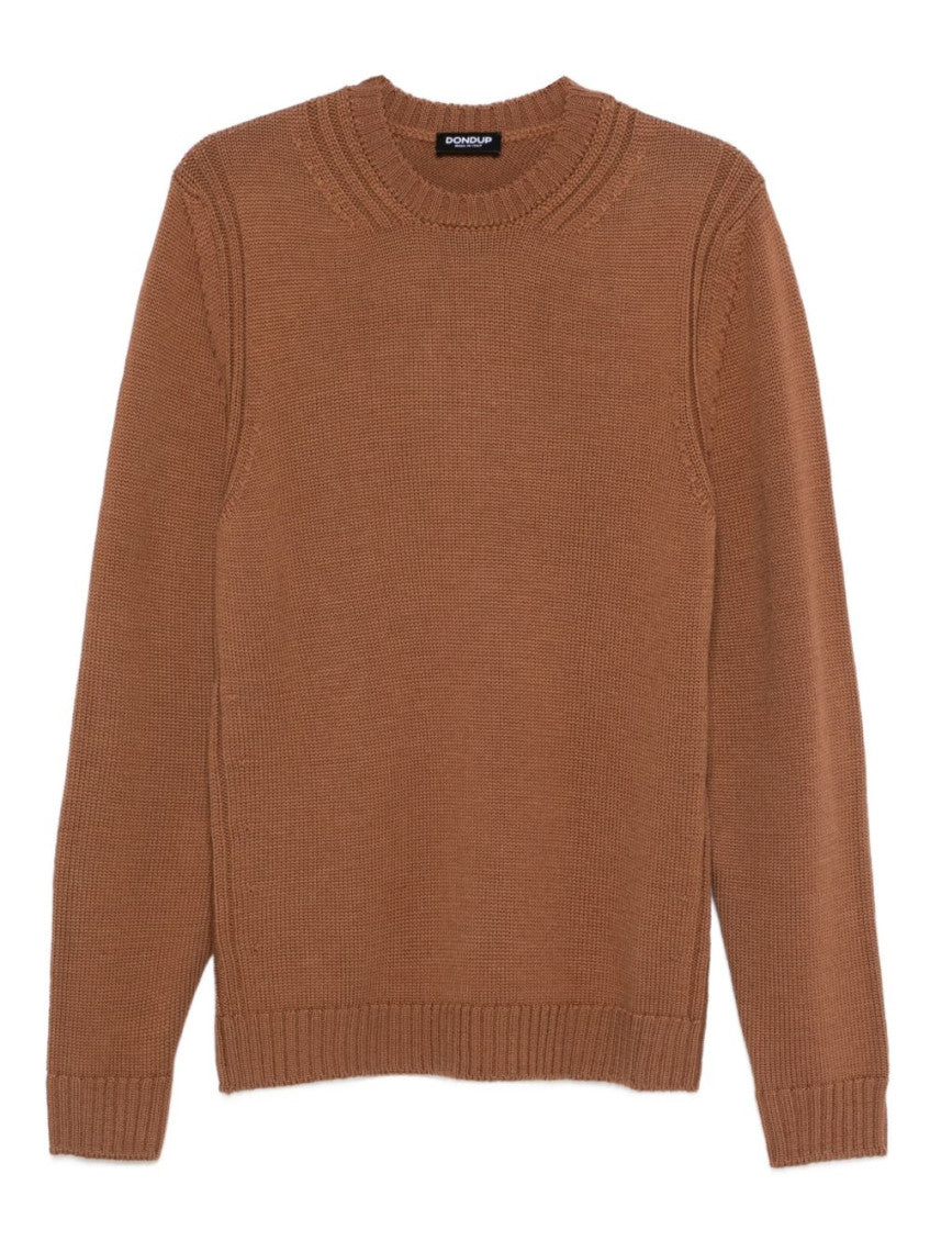 Brown Crew-Neck Sweater 1