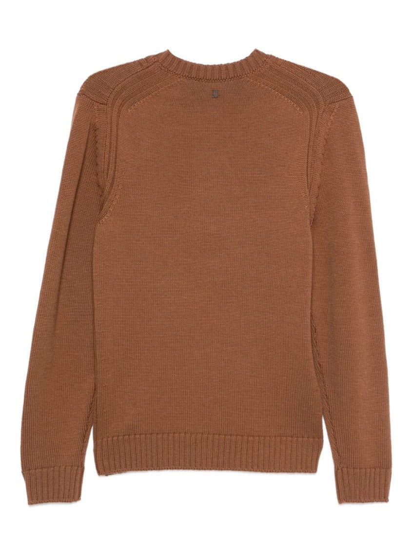 Brown Crew-Neck Sweater 3