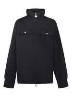 Black High-neck Zip Jacket 1