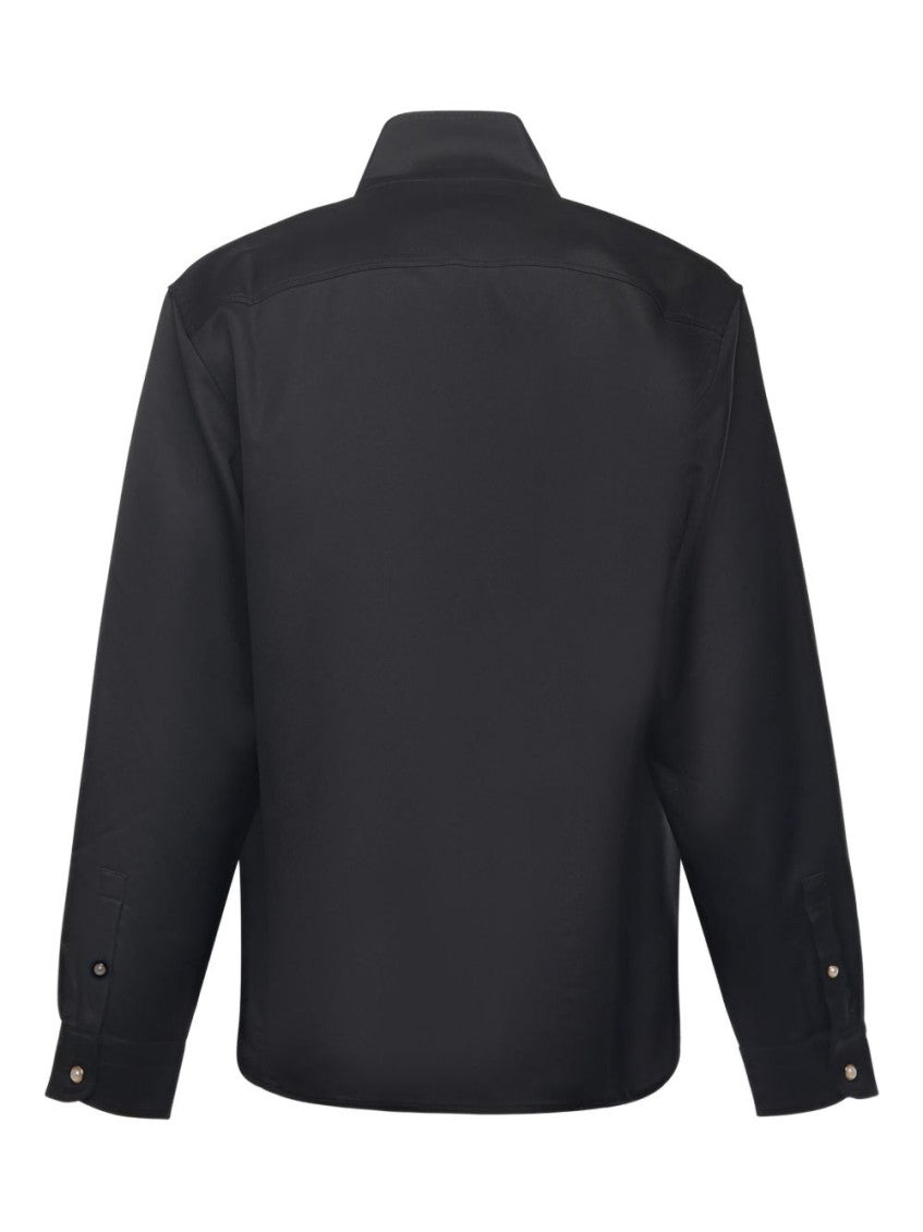Black High-neck Zip Jacket 3