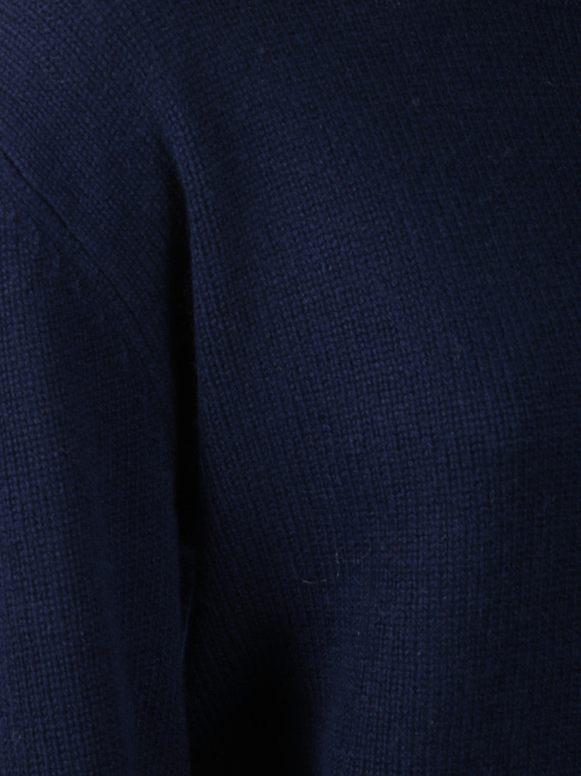 Navy Blue Wool Sweater 3