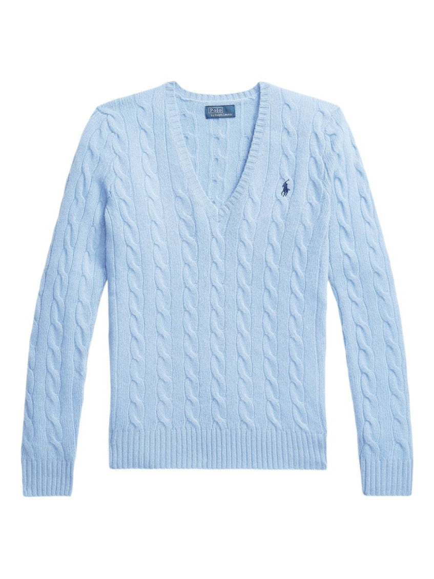 Light Blue V-Neck Sweater 1