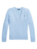 Light Blue V-Neck Sweater 1