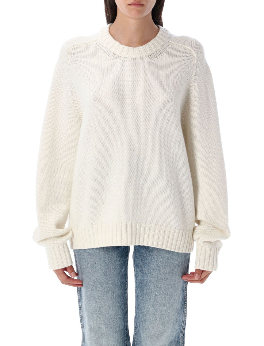 White Knitted Sweater 1