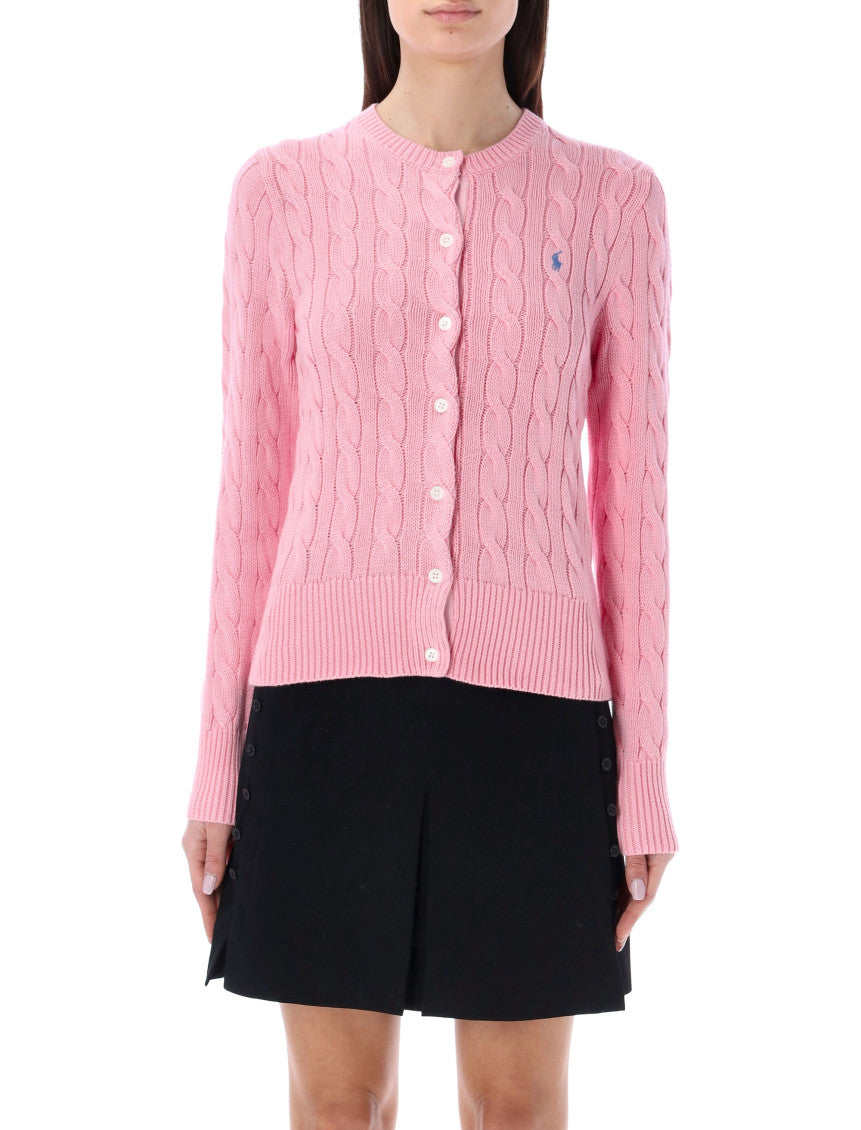 Light Pink Logo Cardigan 1