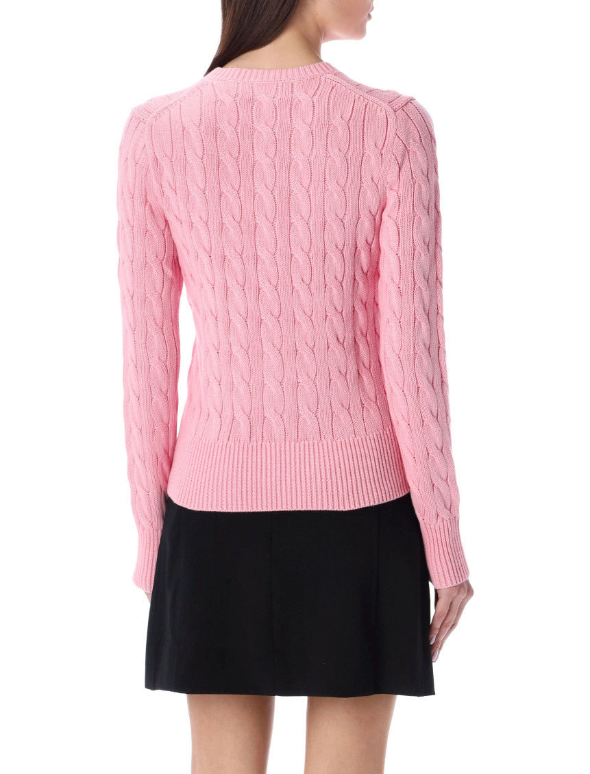 Light Pink Logo Cardigan 2