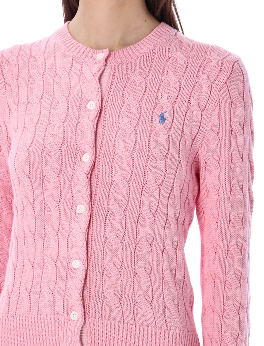 Light Pink Logo Cardigan 3