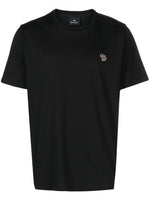 Black Logo patch T-shirt 1