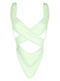 Light Green Light Green Exotica Wrap Bikini 1