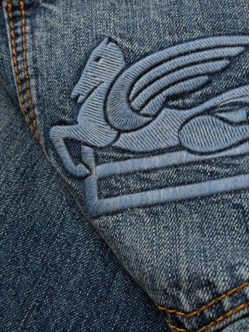 Blue Easy Fit Denim Jeans 6