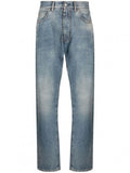 Blue High Waisted Denim Jeans 1