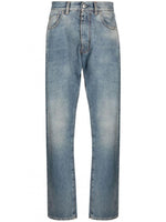 Blue High Waisted Denim Jeans 1