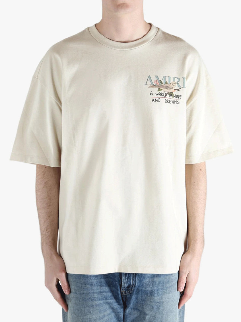 Beige Graphic Print T-Shirt 2