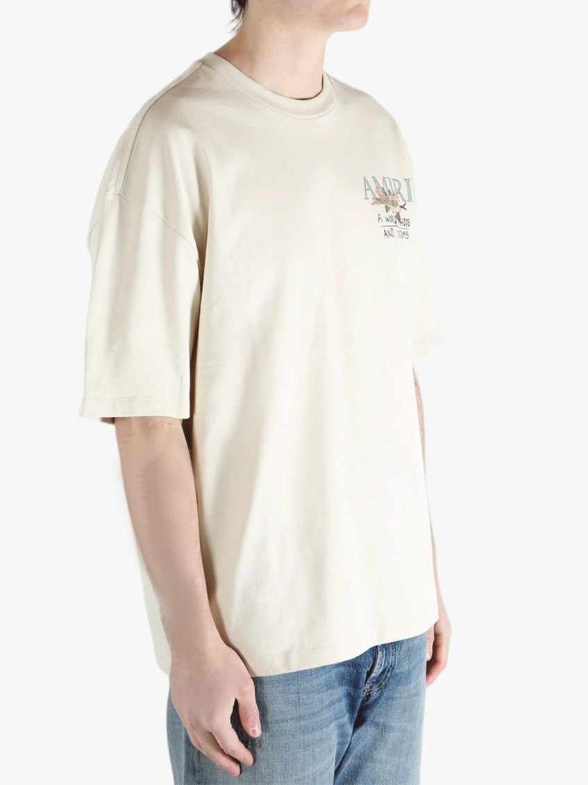 Beige Graphic Print T-Shirt 3